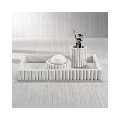 Camogli Scalloped Marble Tray - Various Sizes