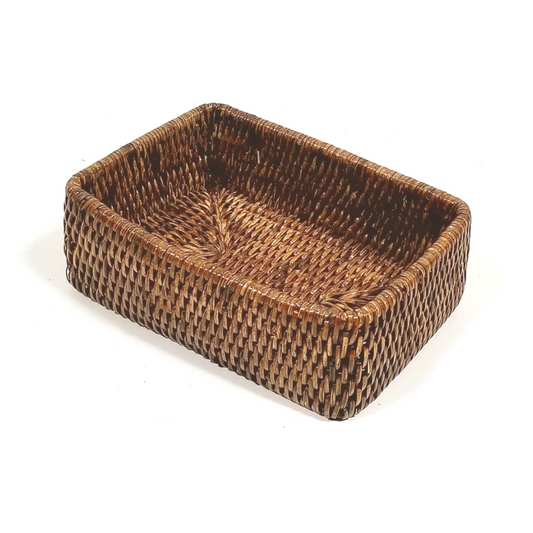 Small Rectangular Tray - Antique Brown