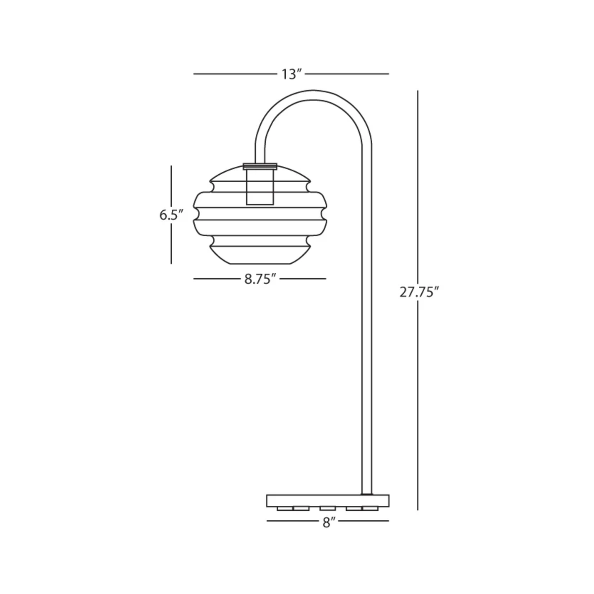 Horizon Arched Table Lamp
