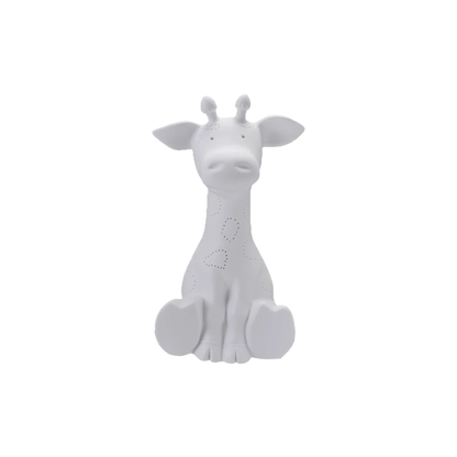 White Ceramic Giraffe Lamp