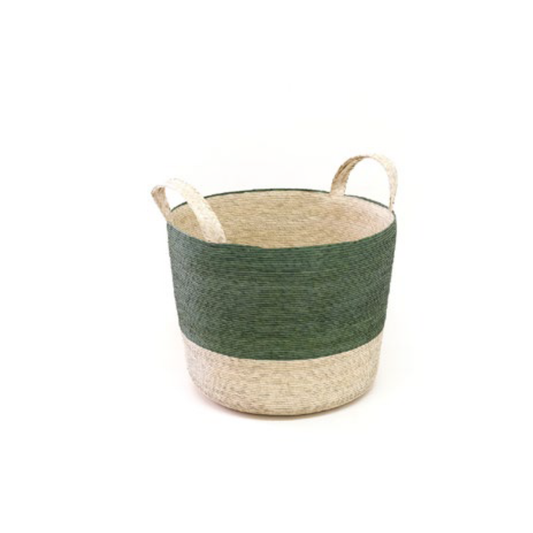 Tall Tambo Basket - Lake Green