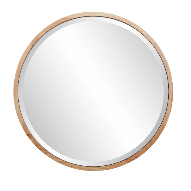 The Johann Round Beveled Mirror