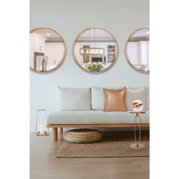 The Johann Round Beveled Mirror