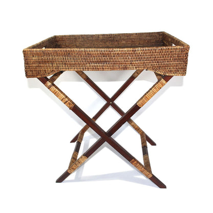 Rectangular Butler Tray with Stand