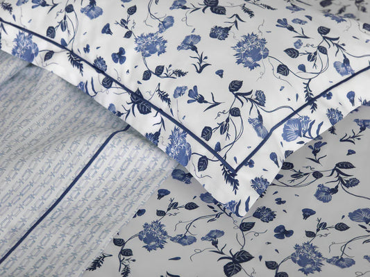 Vila Flor King Shams Pair - Blue & White