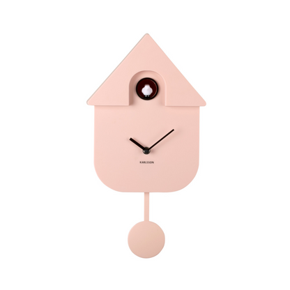 Modern Cuckoo Clock - Light Pink