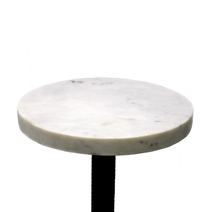 White Marble Top Martini Table