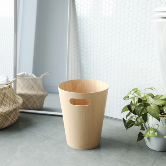 Woodrow Waste Basket - Natural