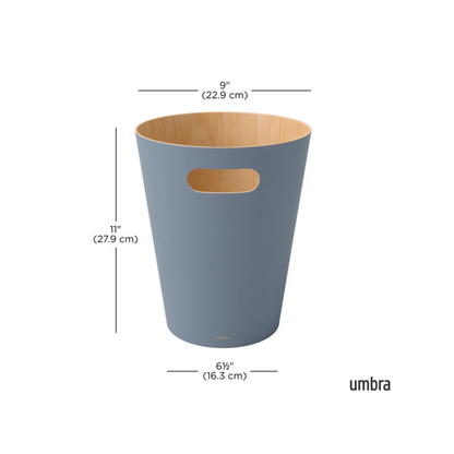 Woodrow Waste Basket - Blue