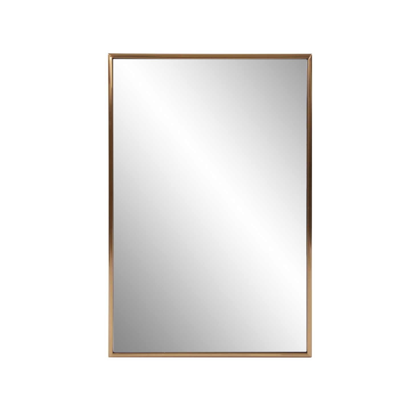 Yorkville Brass Rectangular Mirror