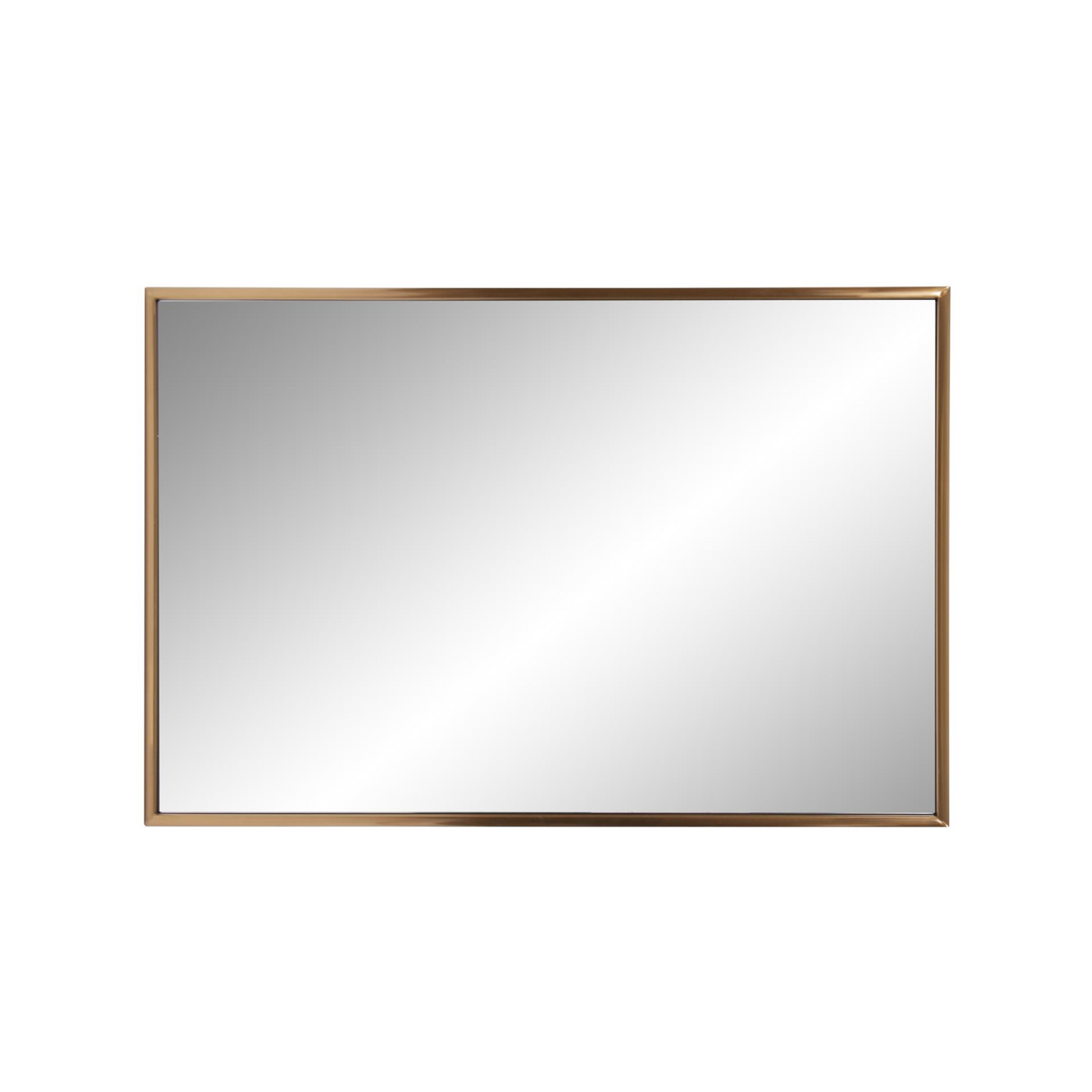 Yorkville Brass Rectangular Mirror