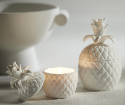 Ceramic Pineapple Candle - Large