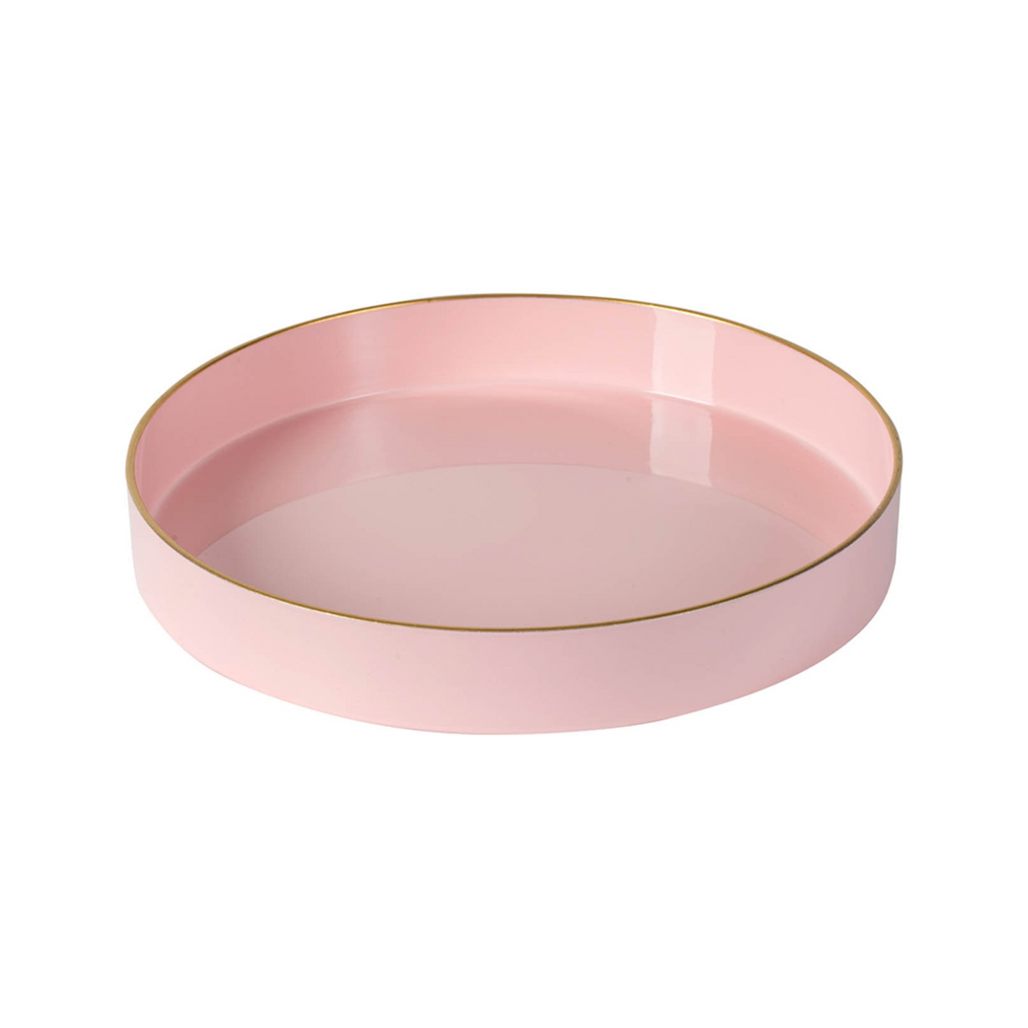 Round Pink Mimosa Tray