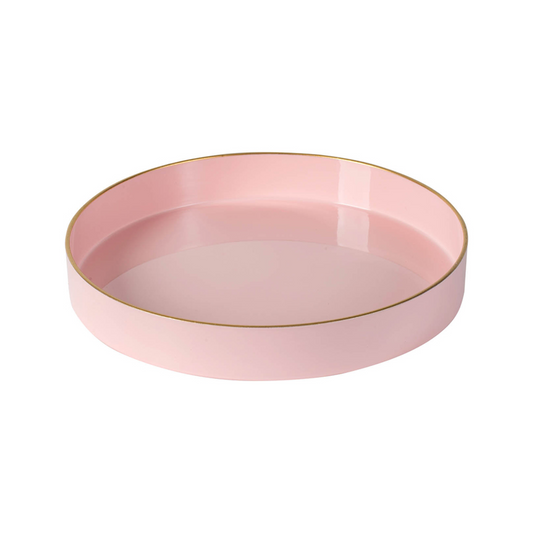 Round Pink Mimosa Tray