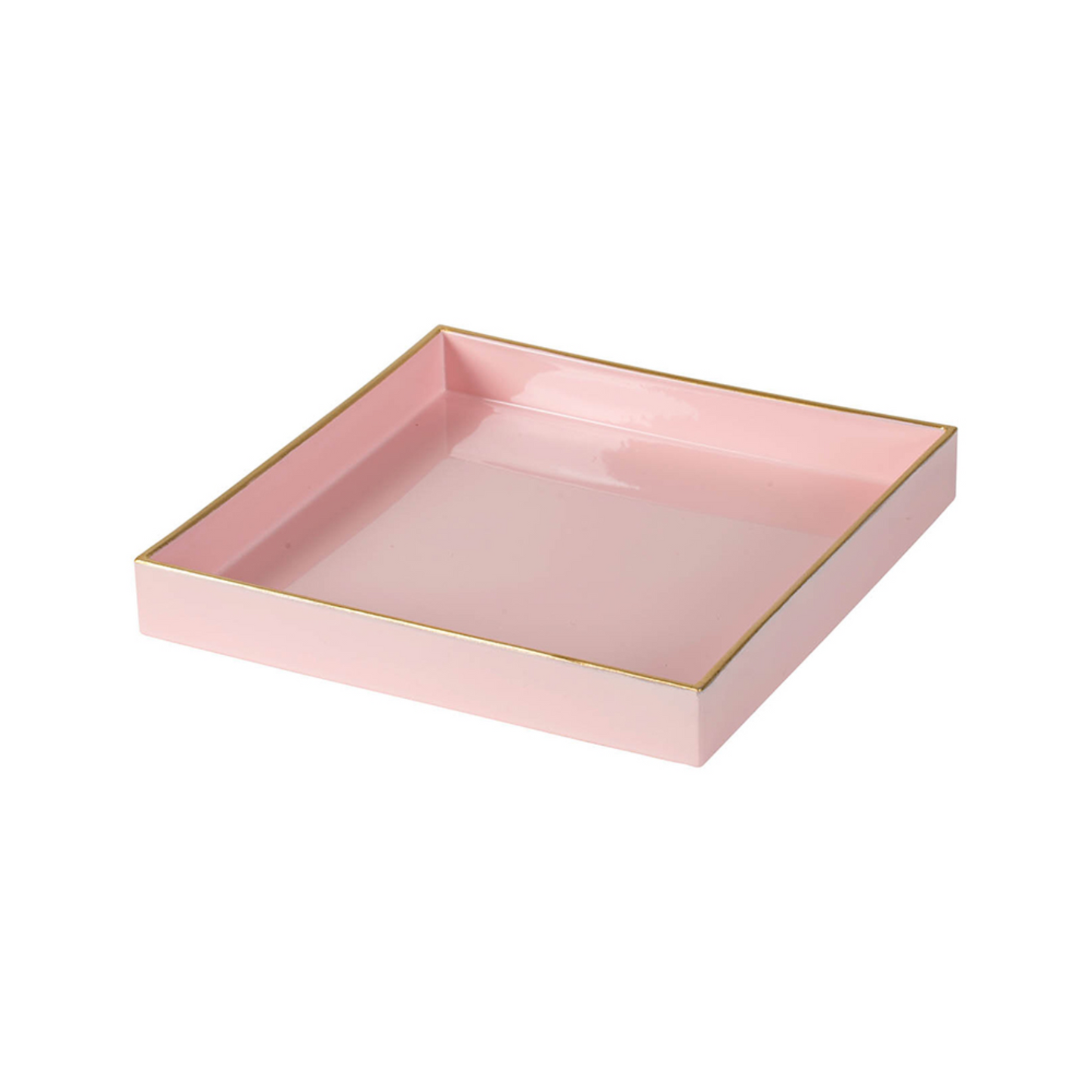 Square Pink Mimosa Tray
