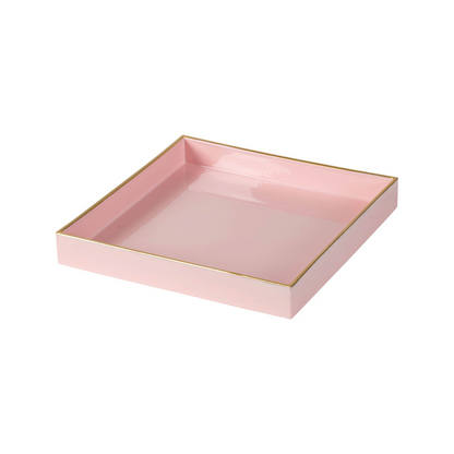 Square Pink Mimosa Tray
