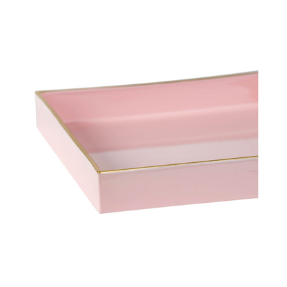 Square Pink Mimosa Tray