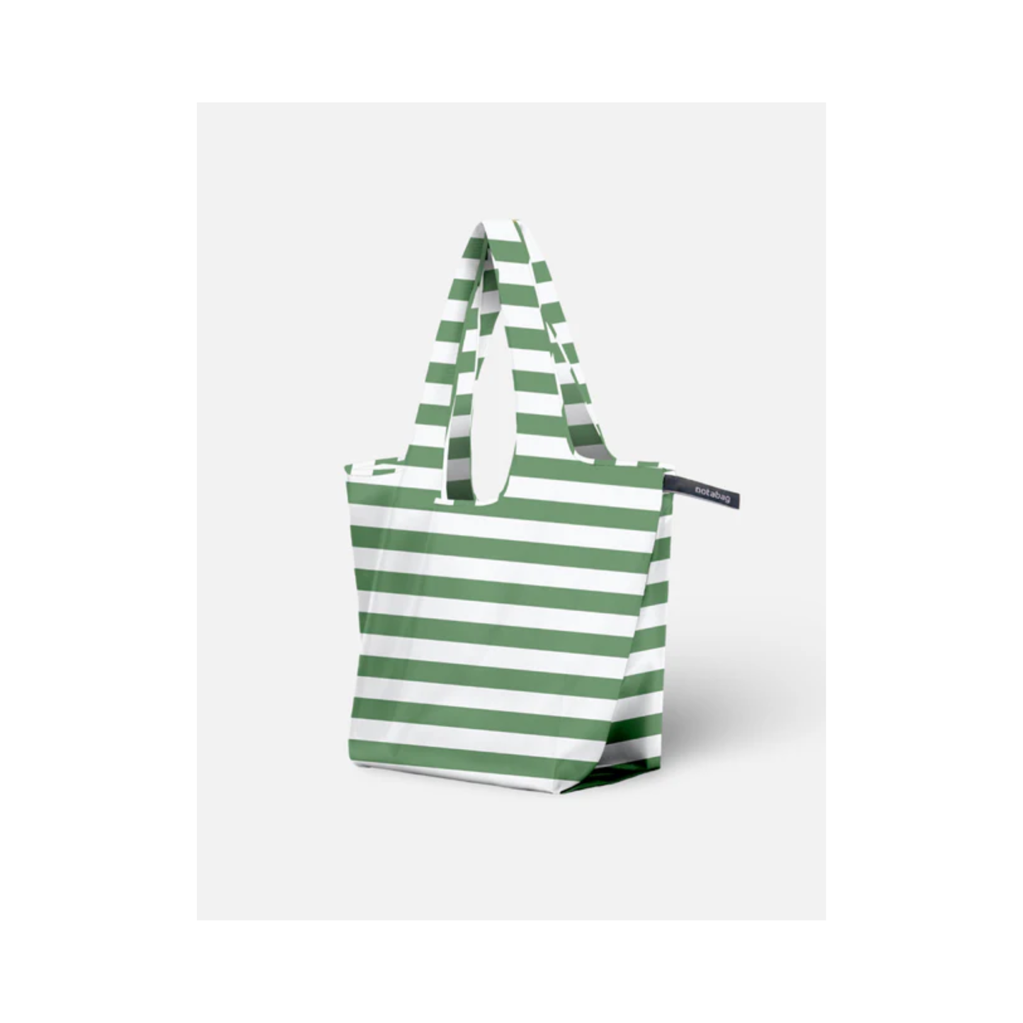 Nota Bag Tote - Olive Stripe