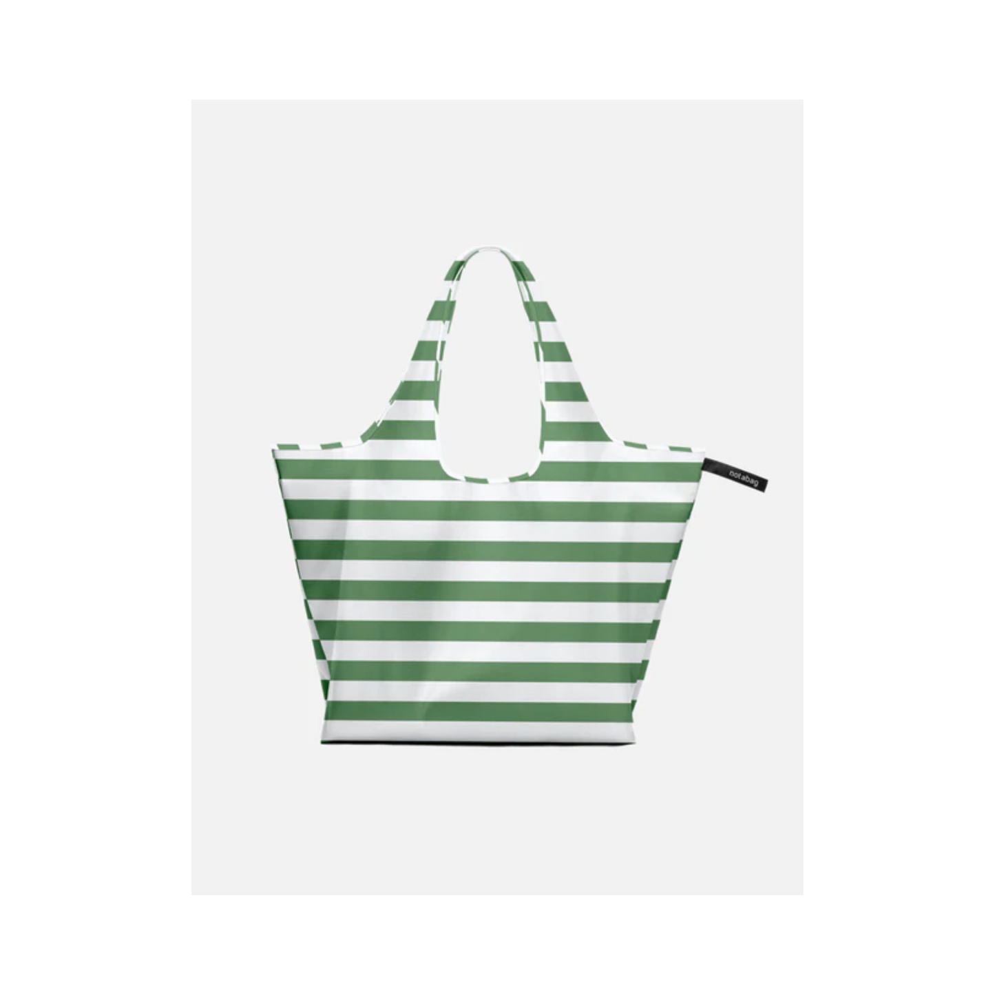 Nota Bag Tote - Olive Stripe