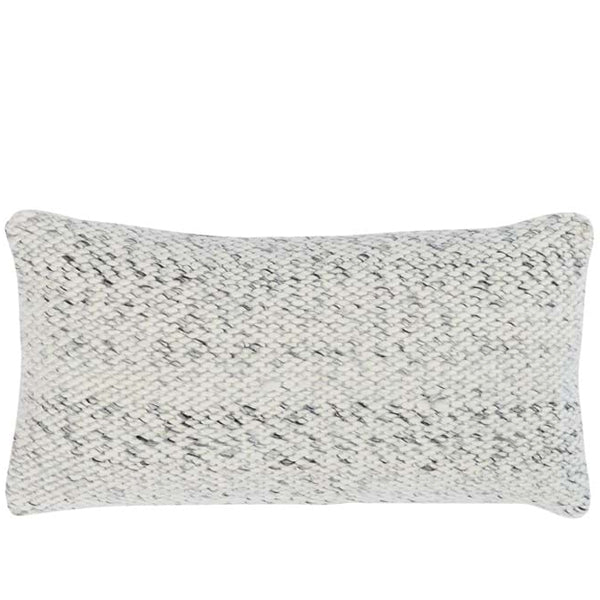 Venda Grey Lumbar Pillow 14 x 26