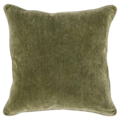 Heirloom Velvet Moss Pillow 22 x 22