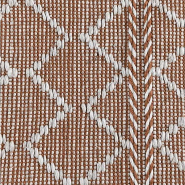 Sonora Terracotta/Ivory In/Out Rug 2' x 3'