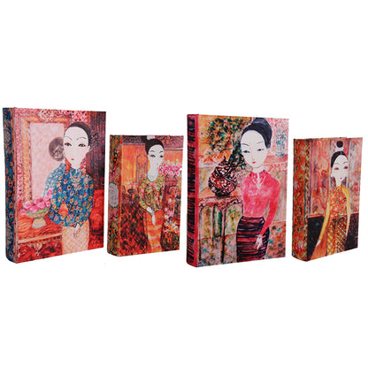 Japanese Silk Book Box - Multi Medium