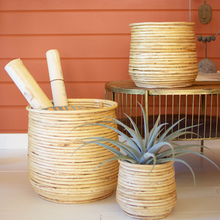 Load image into Gallery viewer, Woven Willow Planter - Small
