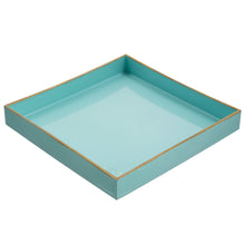 Load image into Gallery viewer, Mini Mimosa Square Tray - Turquoise
