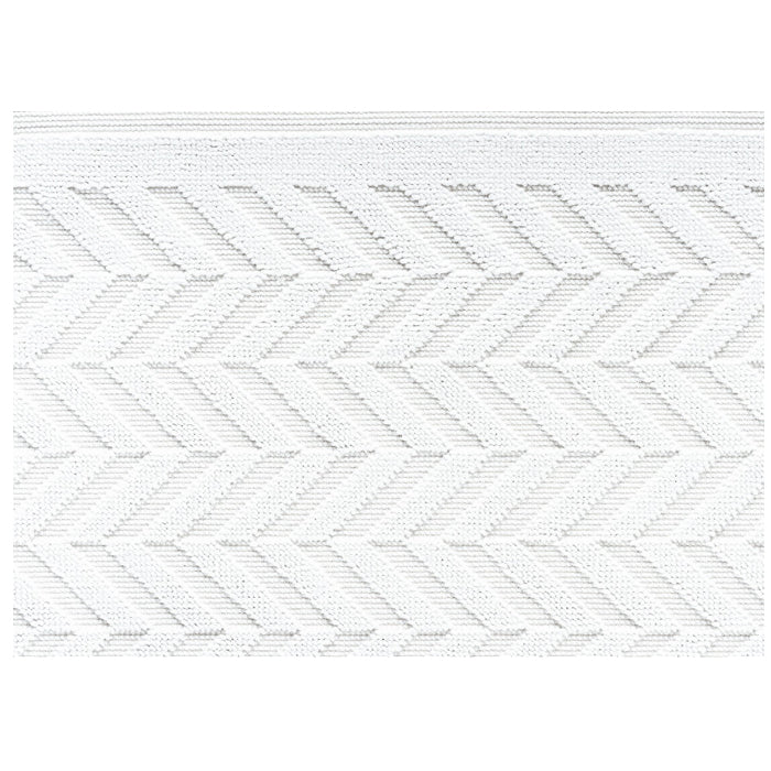 60 x 100 Spina Grande Rug - White