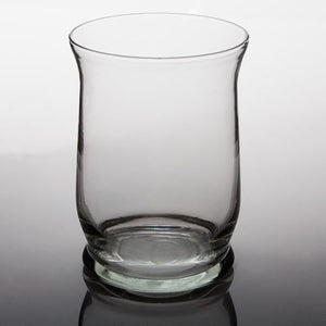 8" Glass Hurricane Vase