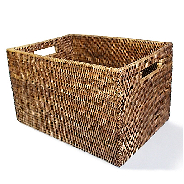 Rectangular Open Back Storage Rectangular Open Storage Basket – Hamma Galleries