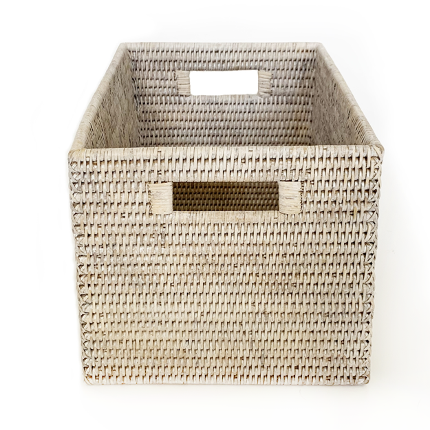 Rectangular Open Back Storage Rectangular Open Storage Basket – Hamma Galleries