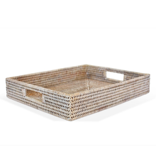 Load image into Gallery viewer, Rectangular Tray, Whitewash 15.5 x 12
