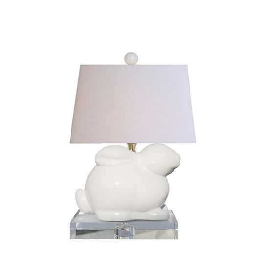 White Bunny Mini Lamp