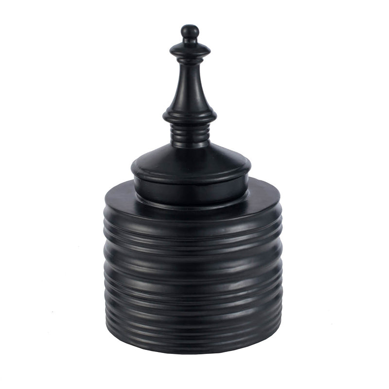 Black Chess Piece Jar