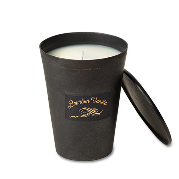 Blacksmith Iron Pot Scented Candle - Bourbon Vanilla