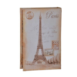 Faux Library Book - Paris Eiffel