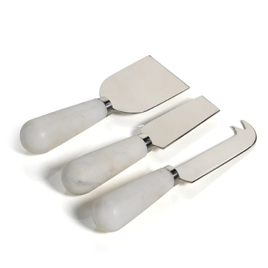 Marble Cheese Knives - Set of 3