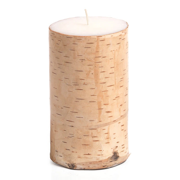 Birchwood Scented Pillar Candle - 3 x 5