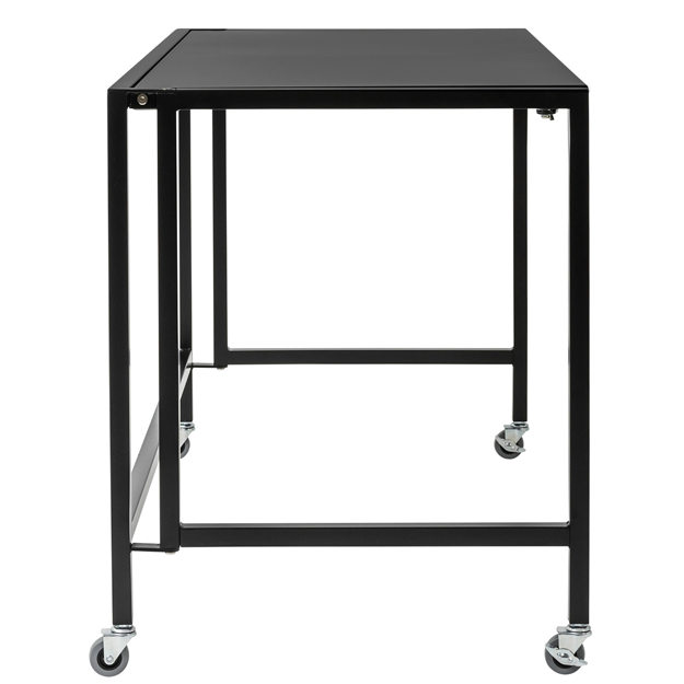 Christel Folding Desk - Black/Black Top