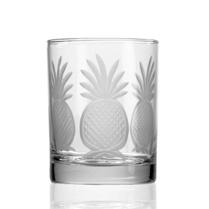 Double Old-Fashioned Glass, Pineapple 14oz.