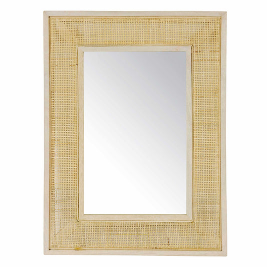 Everly Rectangular Cane Mirror