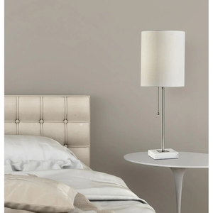 Fiona Table Lamp - Brushed Steel