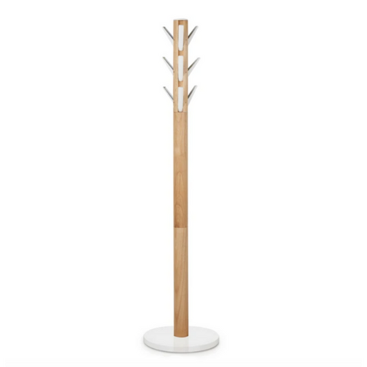 Flapper Coat Rack - Natural/White