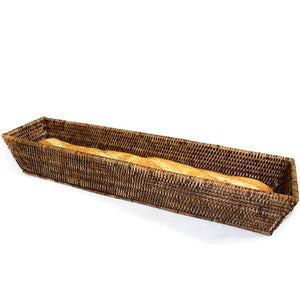 French Bread Basket, Antique Brown