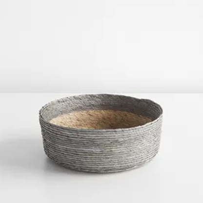 Round Frutero Table Basket - Plomo