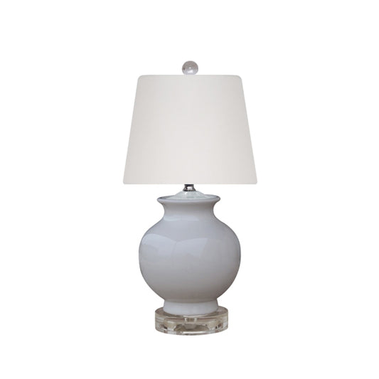 Round Mini Lamp - Grey