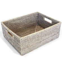 Load image into Gallery viewer, Rectangular Hold-All Basket, Whitewash
