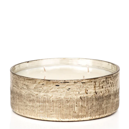 Siberian Fir Scented Candle Jar - Antique Gold